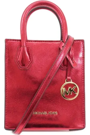 Michael Kors Femme, Pre-owned, Rouge, Taille: ONE Size Pre-owned Cuir sacs-main