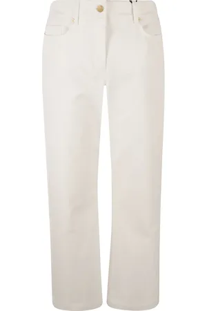 Max Mara Femme, Pantalons, Blanc, Taille: 38 FR Pantalon Blanc Marianna