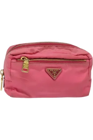 Prada Femme, Pre-owned, Rose, Taille: ONE Size Pre-owned Nylon trousses-de-toilette