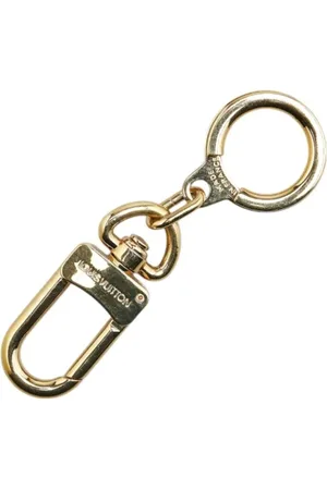 LOUIS VUITTON Unisex, Pre-owned, Jaune, Taille: ONE Size Pre-owned Or jaune porte-cls