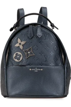 LOUIS VUITTON Femme, Pre-owned, Bleu, Taille: ONE Size Pre-owned Cuir sacs-dos