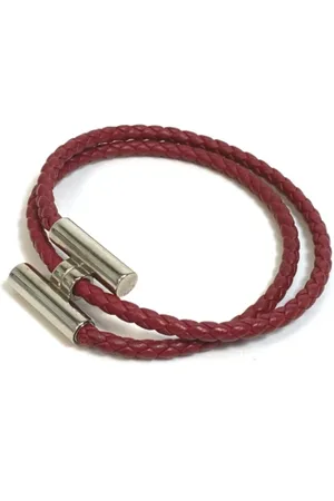 Hermès Femme, Pre-owned, Rouge, Taille: ONE Size Pre-owned Cuir accessoires-cheveux