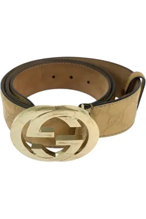 Gucci Femme, Pre-owned, Brun, Taille: ONE Size Pre-owned Cuir ceintures