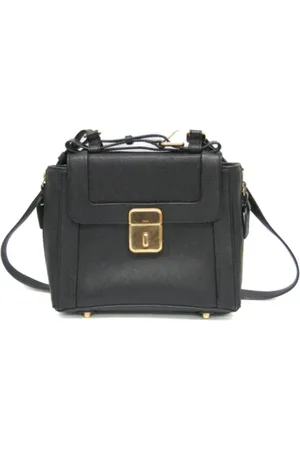Chloé Femme, Pre-owned, Noir, Taille: ONE Size Pre-owned Cuir sacs-ports-paule