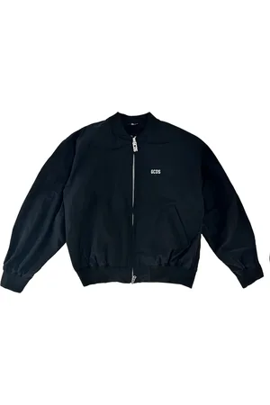 GCDS Homme, Vestes, Noir, Taille: M Bomber Varsity en Nylon