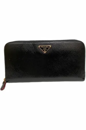 Prada Femme, Pre-owned, Noir, Taille: ONE Size Pre-owned Cuir petite-maroquinerie