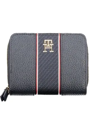 Tommy Hilfiger Femme, Accessoires, Bleu, Taille: ONE Size Portefeuille à Double Compartiment avec Porte-monnaie