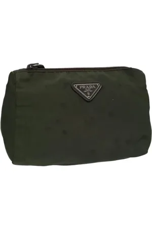 Prada Femme, Pre-owned, Brun, Taille: ONE Size Pre-owned Nylon trousses-de-toilette
