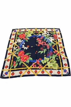 Cartier Femme, Pre-owned, Multicolore, Taille: ONE Size Pre-owned Soie foulards