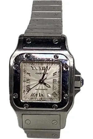 Cartier Femme, Pre-owned, Gris, Taille: ONE Size Pre-owned Acier inoxydable montres