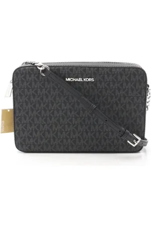 Michael Kors Femme, Pre-owned, Noir, Taille: ONE Size Pre-owned Toile sacs-ports-paule