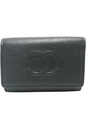 CHANEL Unisex, Pre-owned, Noir, Taille: ONE Size Pre-owned Cuir porte-cls