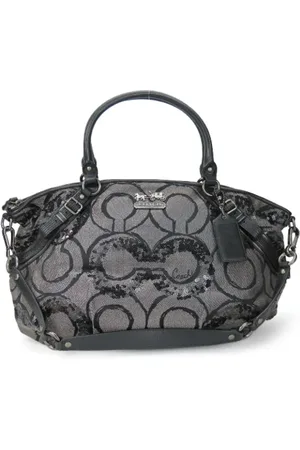 Coach Femme, Pre-owned, Noir, Taille: ONE Size Pre-owned Toile sacs-main