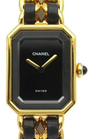CHANEL Femme, Pre-owned, Noir, Taille: ONE Size Pre-owned Verre montres