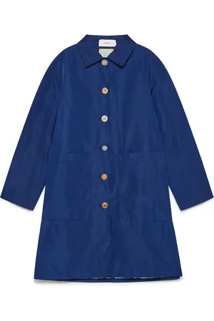 Maliparmi Femme, Manteaux, Bleu, Taille: 38 FR Manteau en Nylon Bleu Foncé