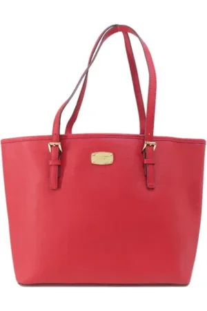 Michael Kors Femme, Pre-owned, Rouge, Taille: ONE Size Pre-owned Toile sacs-ports-paule