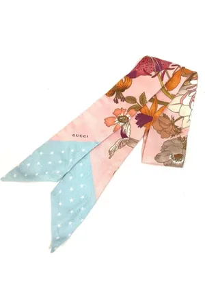 Gucci Femme, Pre-owned, Multicolore, Taille: ONE Size Pre-owned Soie foulards