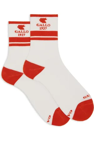 Gallo Unisex, Sous-vêtements, Multicolore, Taille: M Chaussettes courtes en éponge de coton blanc unisexe avec inscription contrastée 1927