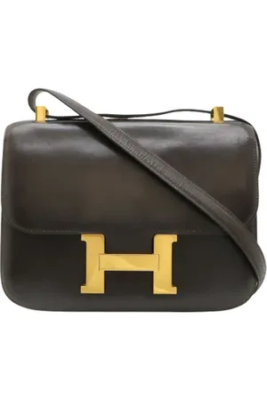 Hermès Femme, Pre-owned, Brun, Taille: ONE Size Pre-owned Cuir sacs-bandouliere