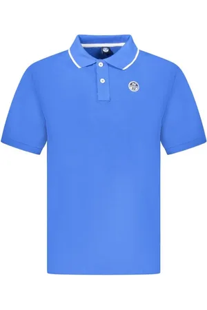 North Sails Homme, Tops, Bleu, Taille: 3XL Polo en Coton Bleu pour Homme
