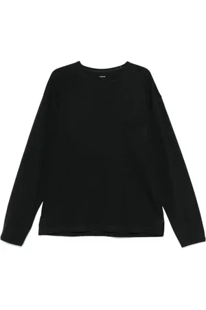 LEMAIRE Homme, Tops, Noir, Taille: M T-shirt Box Noir pour Homme