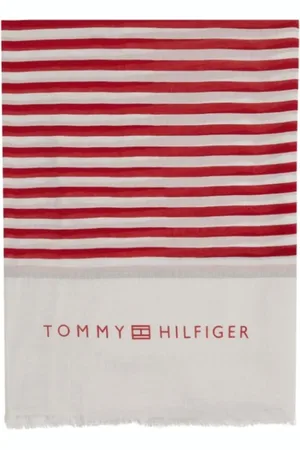 Tommy Hilfiger Femme, Accessoires, Rouge, Taille: ONE Size Écharpe Essential Flag Rouge Moyen