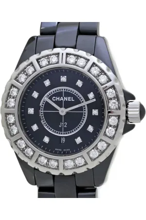 CHANEL Femme, Pre-owned, Noir, Taille: ONE Size Pre-owned Verre montres