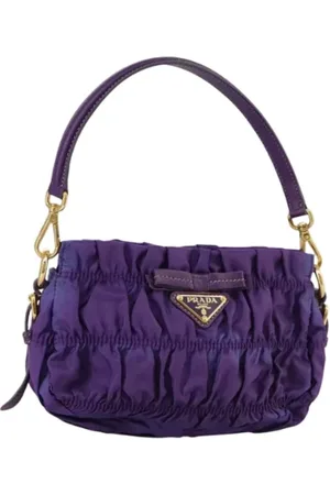 Prada Femme, Pre-owned, Violet, Taille: ONE Size Pre-owned Nylon trousses-de-toilette