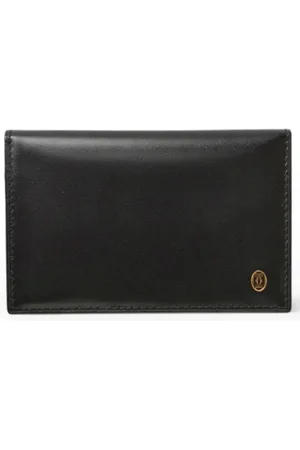 Cartier Homme, Pre-owned, Noir, Taille: ONE Size Pre-owned Cuir petite-maroquinerie