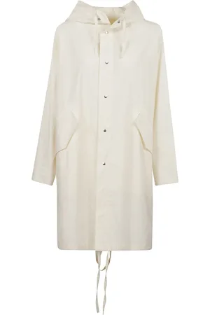 Jil Sander Femme, Manteaux, , Taille: 36 FR Manteau Parka en coton imperméable blanc