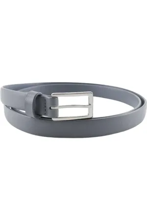 Bottega Veneta Homme, Pre-owned, Gris, Taille: ONE Size Pre-owned Cuir ceintures