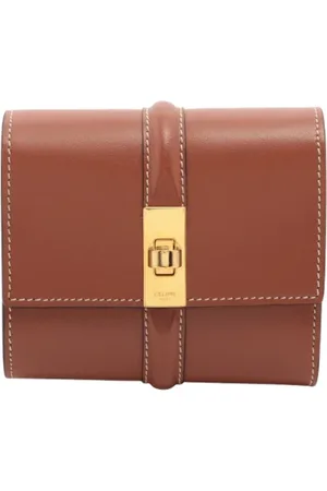 Céline Femme, Pre-owned, Brun, Taille: ONE Size Pre-owned Cuir petite-maroquinerie