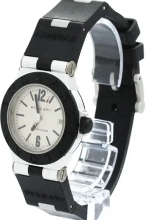 Bvlgari Femme, Pre-owned, Gris, Taille: ONE Size Pre-owned Verre montres