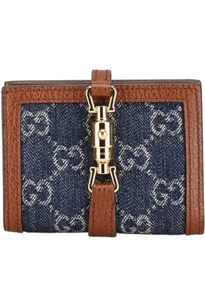 Gucci Femme, Pre-owned, Bleu, Taille: ONE Size Pre-owned Denim petite-maroquinerie