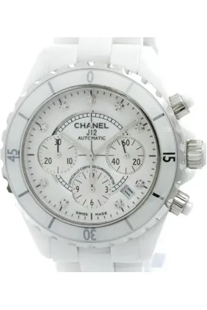 CHANEL Homme, Pre-owned, Blanc, Taille: ONE Size Pre-owned Verre montres