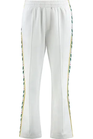 Casablanca Homme, Pantalons, Blanc, Taille: L Pantalon de Piste à Rayures Contrastées