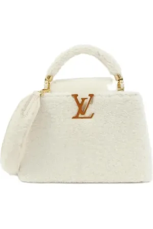 LOUIS VUITTON Femme, Pre-owned, Blanc, Taille: ONE Size Pre-owned Tissu sacs-louis-vuitton