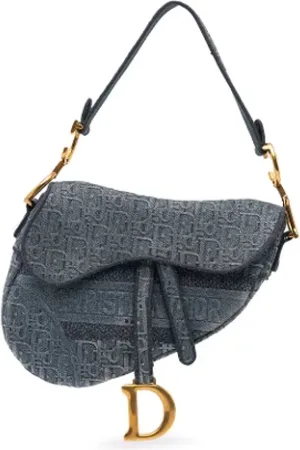 Dior Femme, Pre-owned, Bleu, Taille: ONE Size Pre-owned Denim sacs-dior