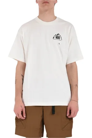 Vans Homme, Tops, Blanc, Taille: L T-shirt imprimé Loose Fit côtelé