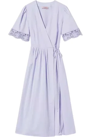 Twin-Set Femme, Robes, Violet, Taille: 40 FR Ensemble Robe Violette pour Femmes