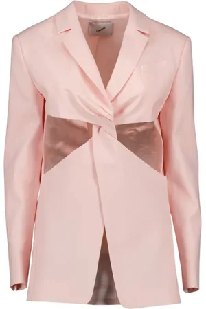 COPERNI Femme, Vestes, Rose, Taille: 36 FR Twist Cut Fitted Wool Jacket