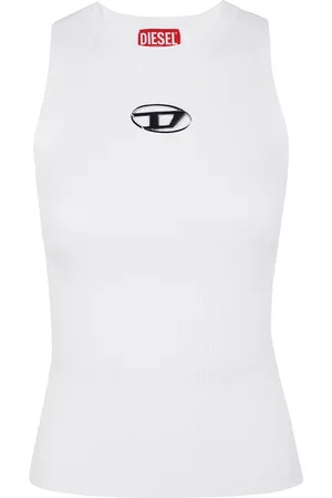 Diesel Femme, Tops, Blanc, Taille: 40 FR Haut Tricot Blanc