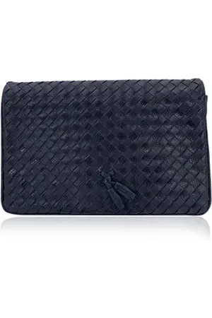 Bottega Veneta Femme, Pre-owned, Bleu, Taille: ONE Size Pre-owned Cuir pochettes-minaudieres
