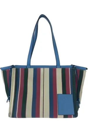 Loewe Femme, Pre-owned, Multicolore, Taille: ONE Size Pre-owned Toile sacs-ports-paule
