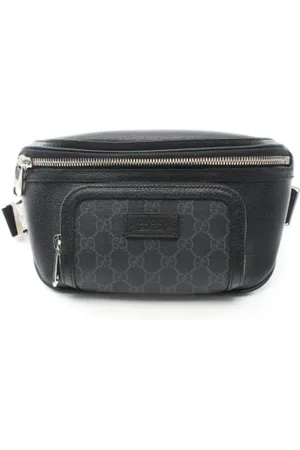 Gucci Homme, Pre-owned, Noir, Taille: ONE Size Pre-owned Cuir sacs-gucci