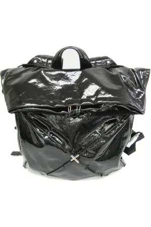 Bottega Veneta Homme, Pre-owned, Noir, Taille: ONE Size Pre-owned Cuir sacs-dos