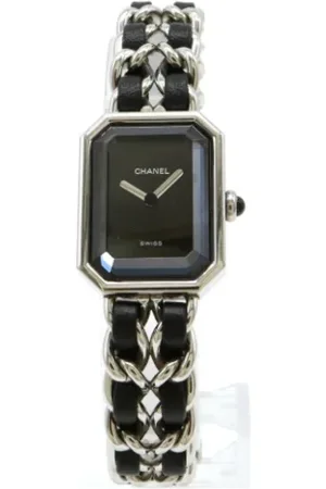 CHANEL Femme, Pre-owned, Noir, Taille: ONE Size Pre-owned Cuir montres