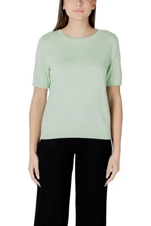 Street one Femme, Tops, Vert, Taille: 40 FR Hauts & T-shirt en viscose vert