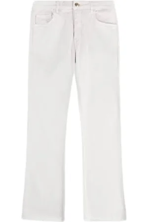 FAY Femme, Pantalons, Blanc, Taille: W30 Pantalon skinny en coton stretch