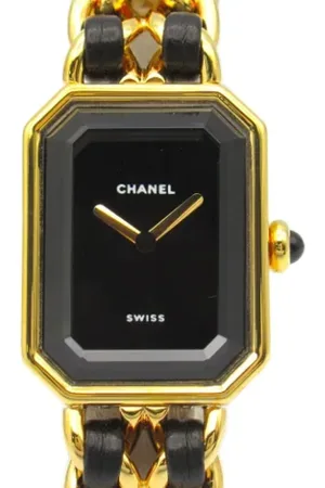 CHANEL Femme, Pre-owned, Noir, Taille: ONE Size Pre-owned Cuir montres